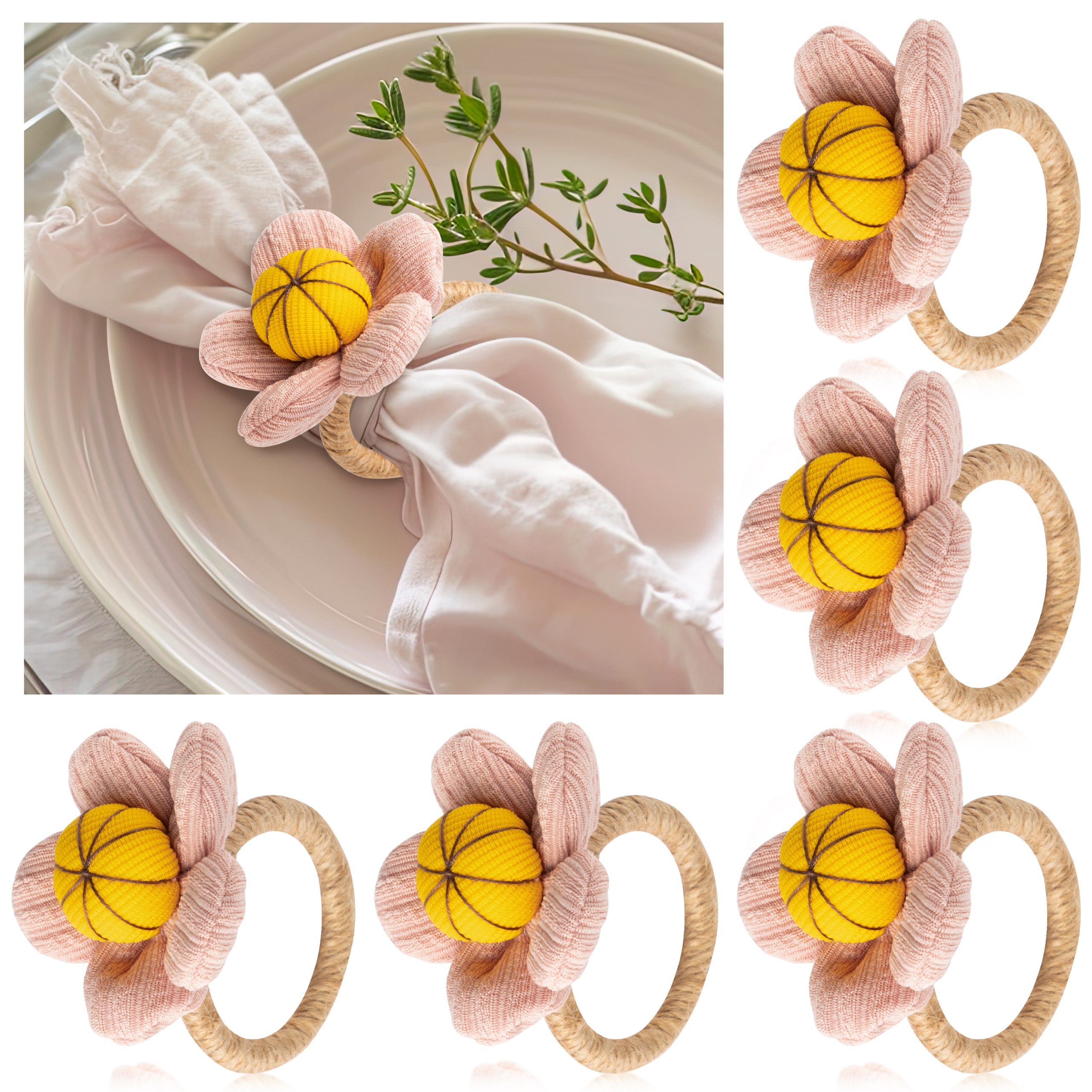 Flower Napkin Rings